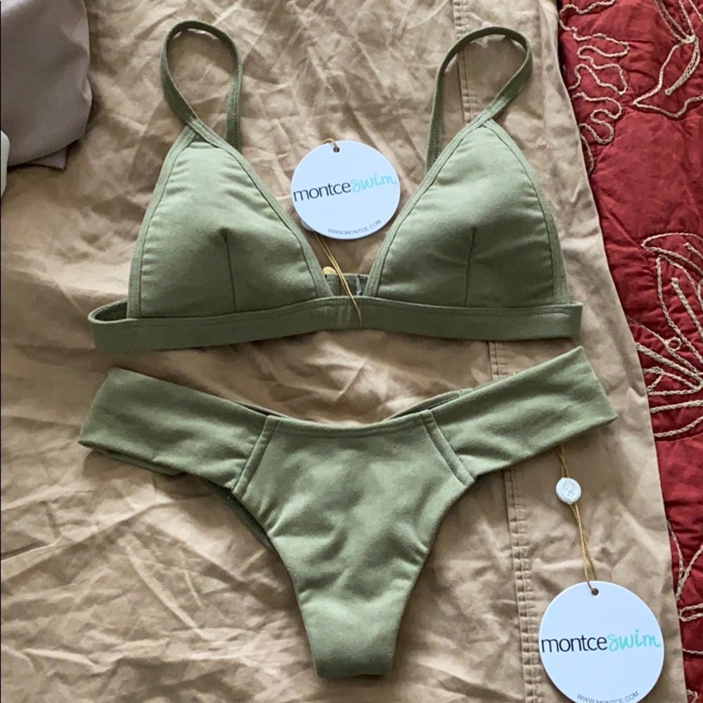 Montce moss green bikini